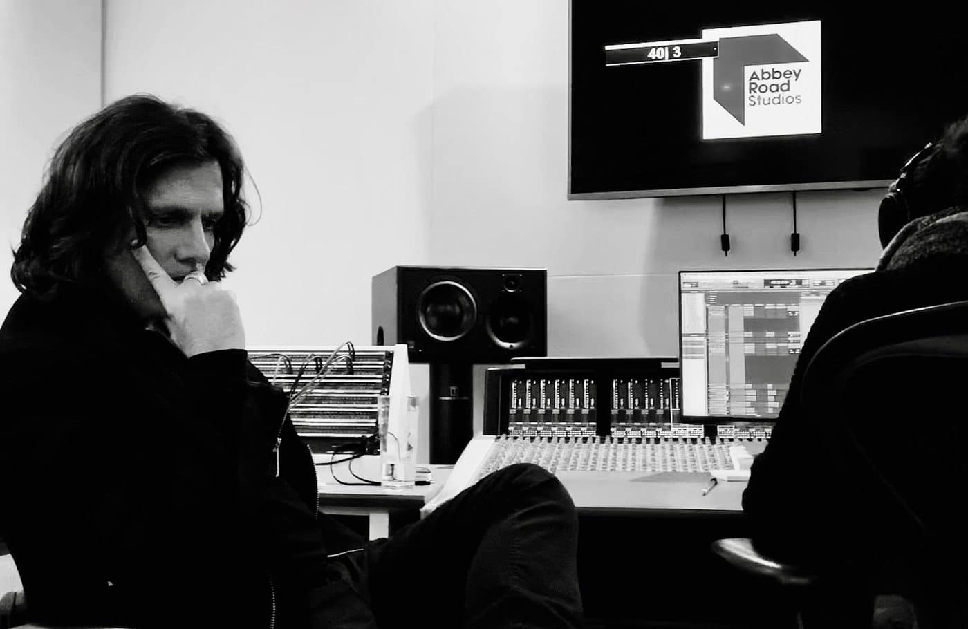 Console de mixage au studio Abbey Road